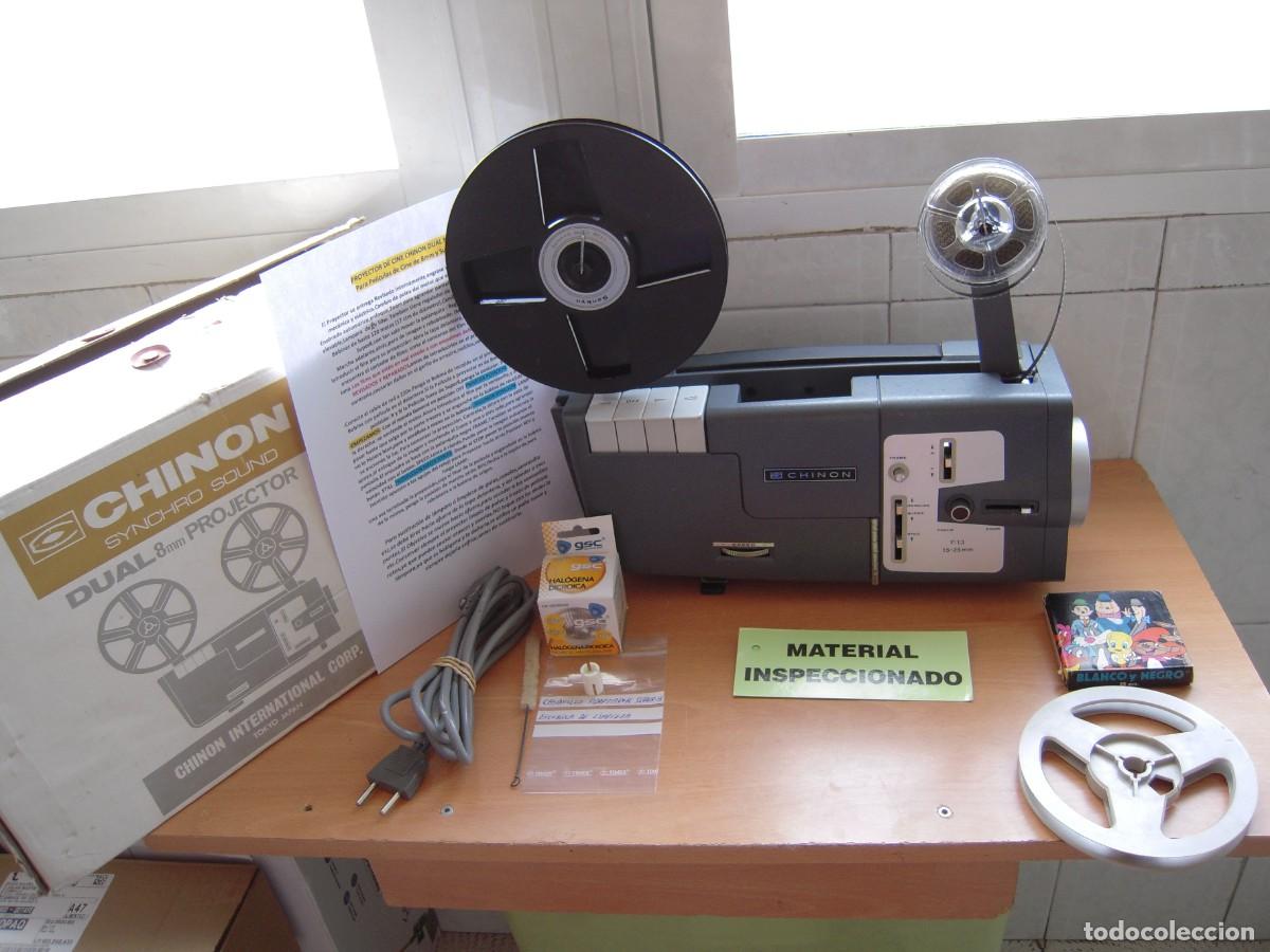 Antig&uuml;edades: Proyector CHINON Para Peliculas de Cine 8mm y Super8 Revisado y Funcionando