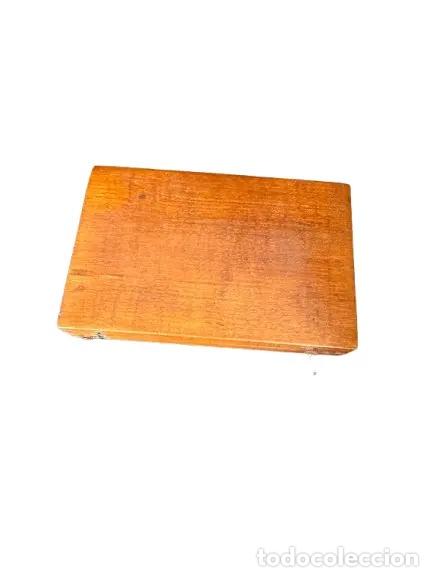 Antig&uuml;edades: Estuche de compases y tiral&iacute;neas antiguo - Foto 3