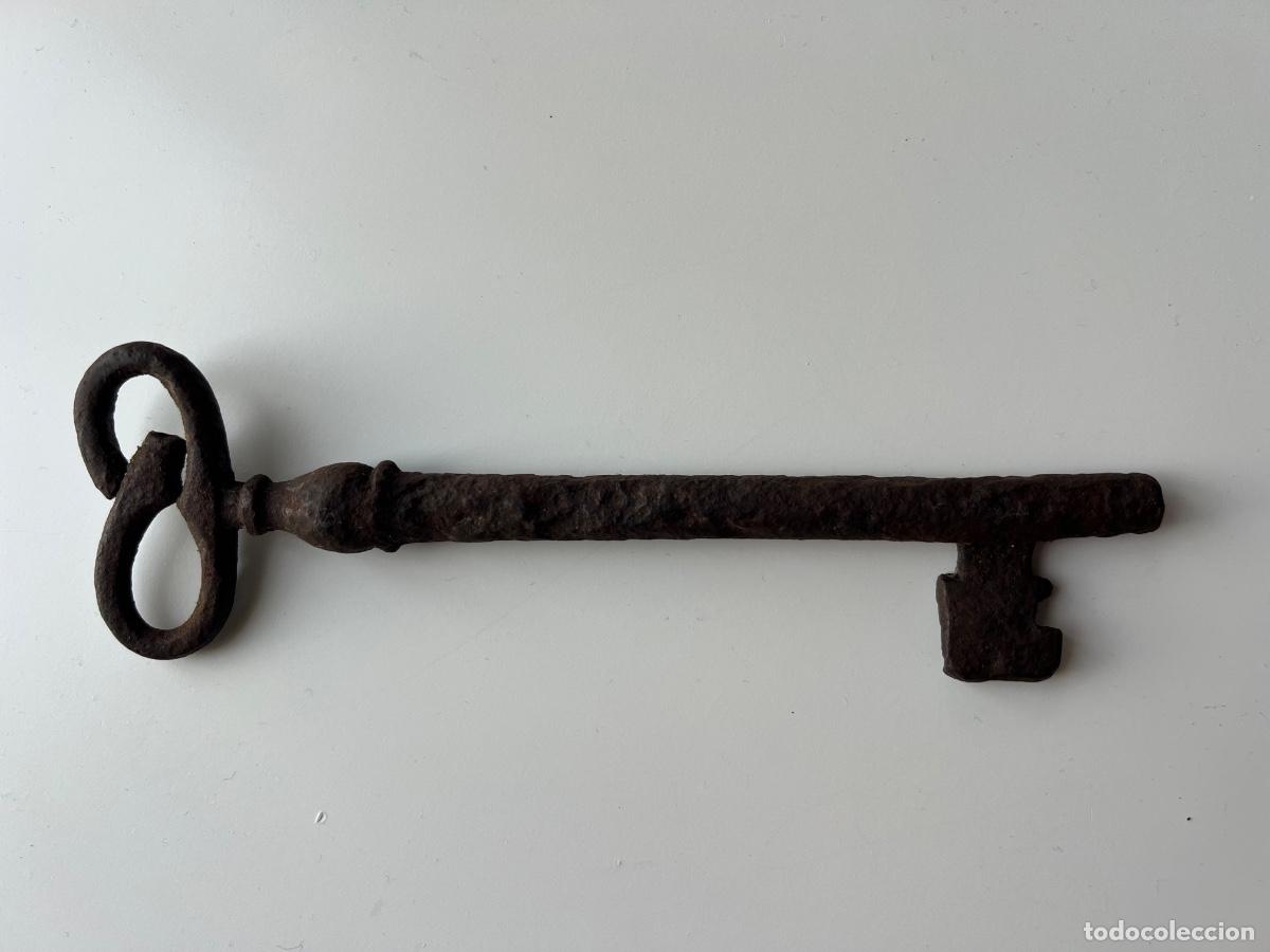 Antig&uuml;edades: ANTIGUA LLAVE DE FORJA 16,5 CMS - Foto 7