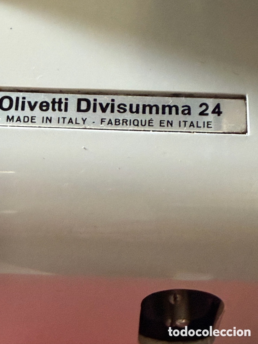 Antig&uuml;edades: Calculadora Olivetti Divisumma 24 El&eacute;ctrica - Foto 5