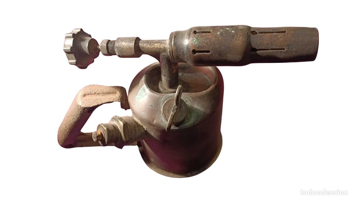Antiques: SOPLETE GASOLINA EXPRESS L.G. UNIS FRANCE &middot; MODELO N&ordm; 46 &middot; PARIS-FRANCE 1891