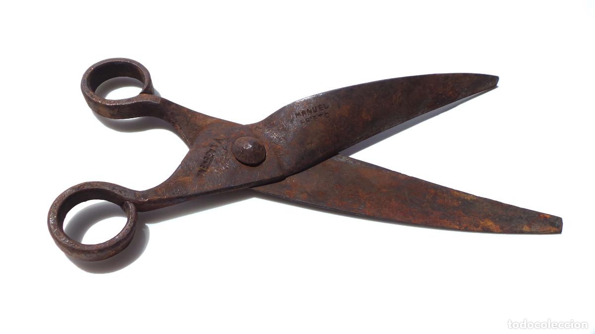 Antiques: TIJERAS ESQUILADOR MARCA HERRERO MANUEL PRIETO DISE&Ntilde;O CL&Aacute;SICO, IDEAL COLECCIONISMO O DECORACI&Oacute;N.