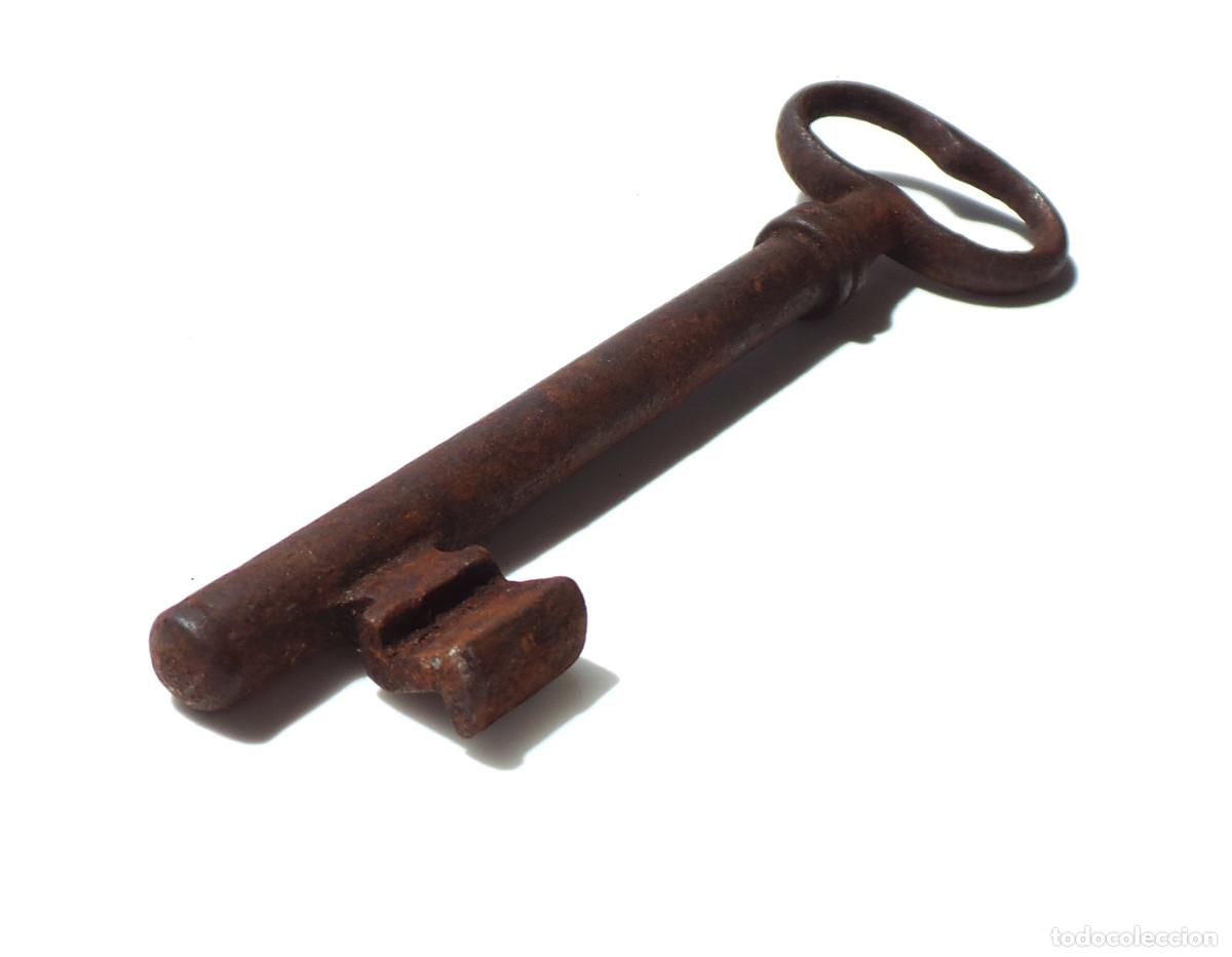 Antig&uuml;edades: LLAVE DE COLECCI&Oacute;N.- 13,3 CM DE LARGO. - Foto 7