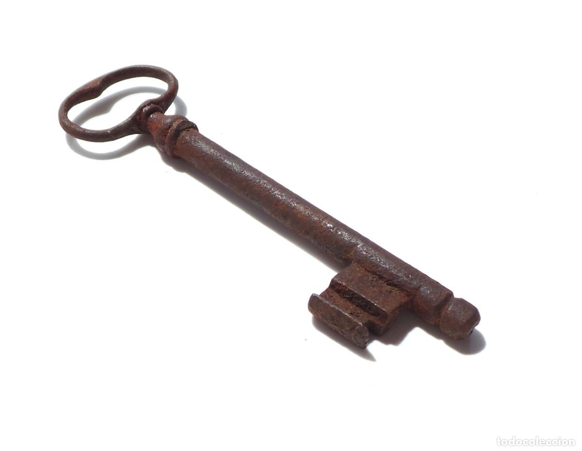 Antig&uuml;edades: LLAVE DE COLECCI&Oacute;N.- 12,7 CM DE LARGO. - Foto 2