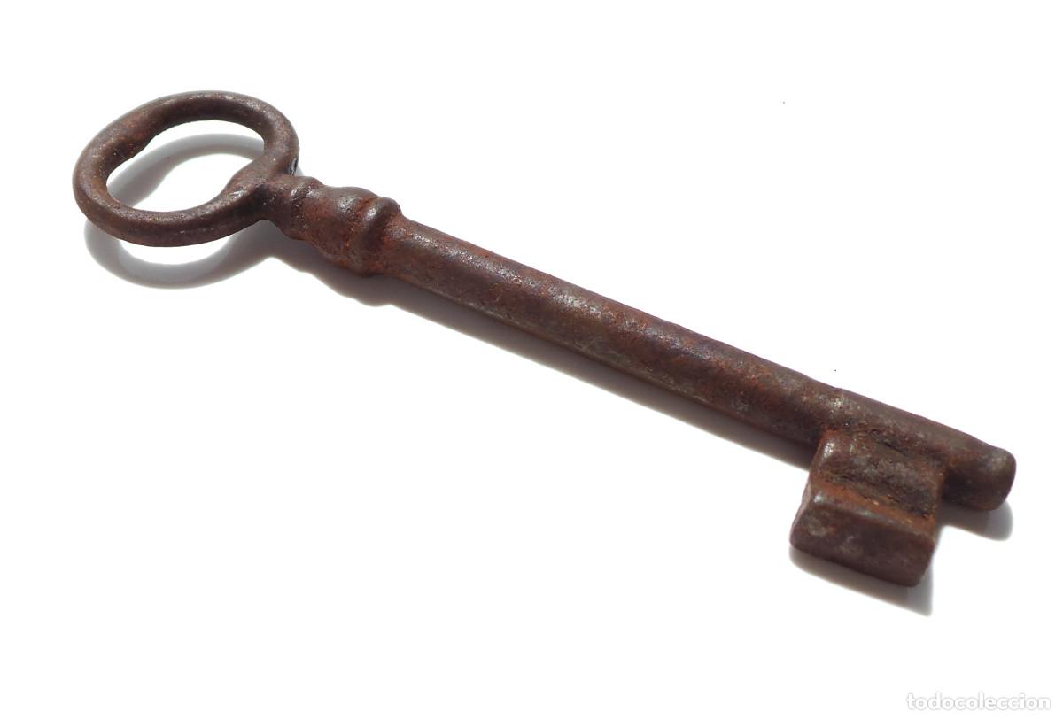 Antig&uuml;edades: LLAVE DE COLECCI&Oacute;N.- 11 CM DE LARGO. - Foto 4