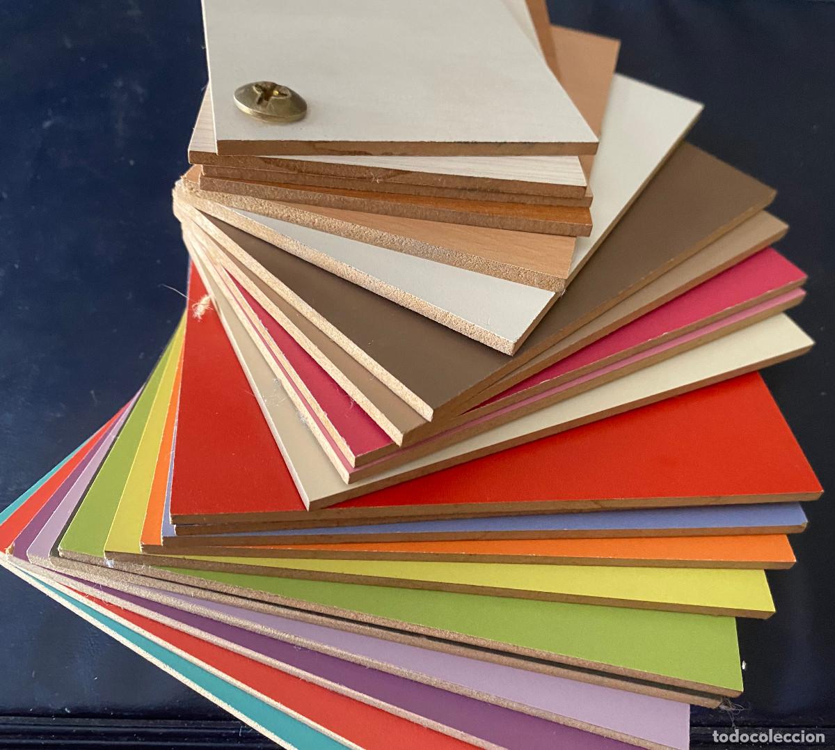 Antig&uuml;edades: Expositor o cat&aacute;logo de colores para fabricar muebles a medida. Muebles Josper, Callosa de Segura.