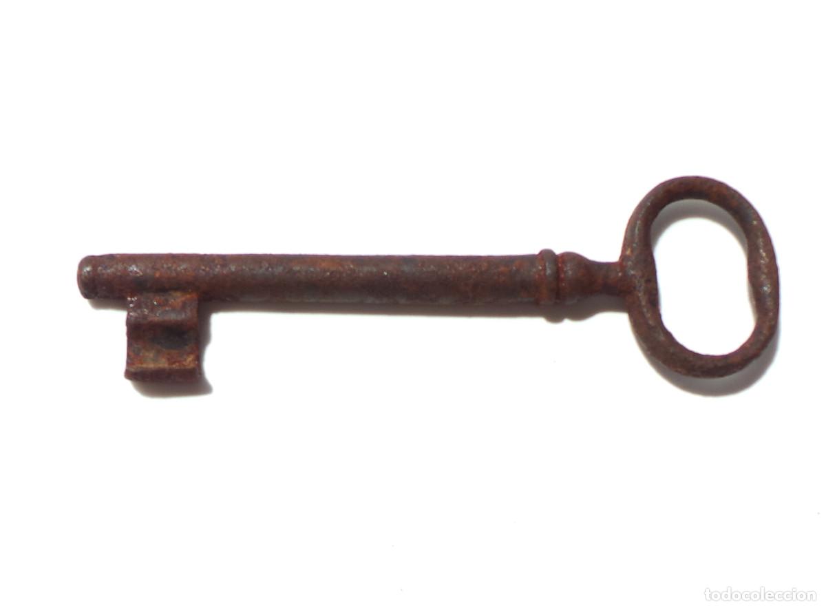 Antig&uuml;edades: LLAVE DE COLECCI&Oacute;N.- 12,5 CM DE LARGO. - Foto 2