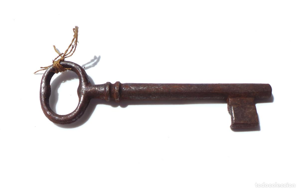 Antig&uuml;edades: LLAVE DE COLECCI&Oacute;N.- 13,8 CM DE LARGO. - Foto 2