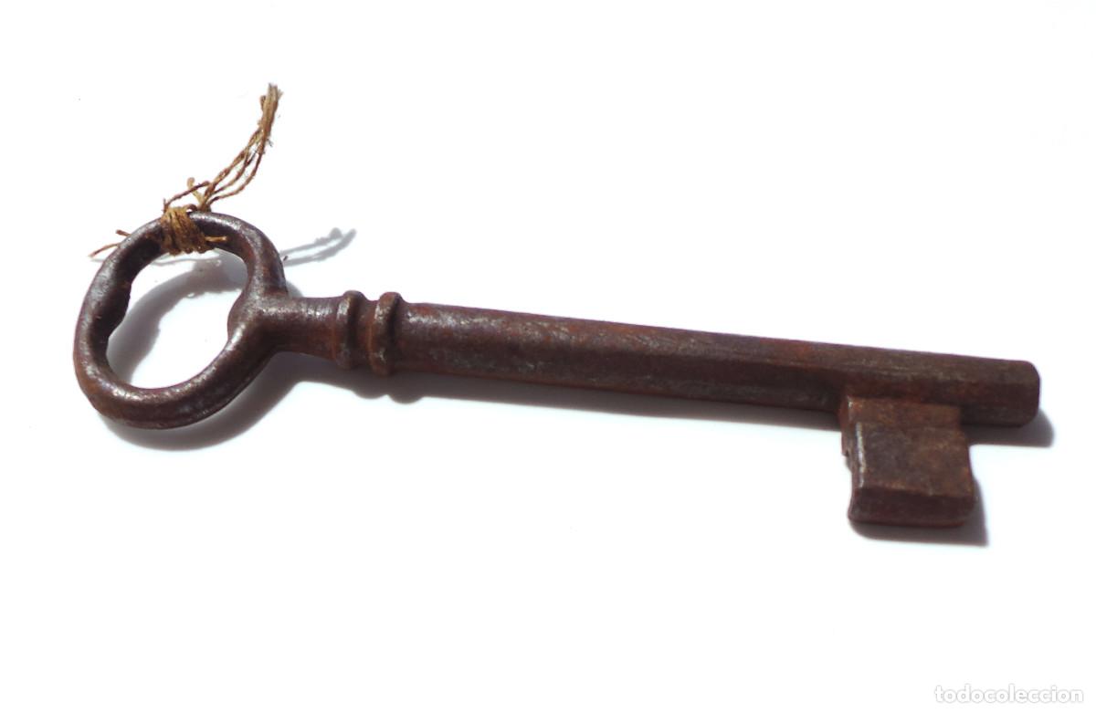 Antig&uuml;edades: LLAVE DE COLECCI&Oacute;N.- 13,8 CM DE LARGO. - Foto 4