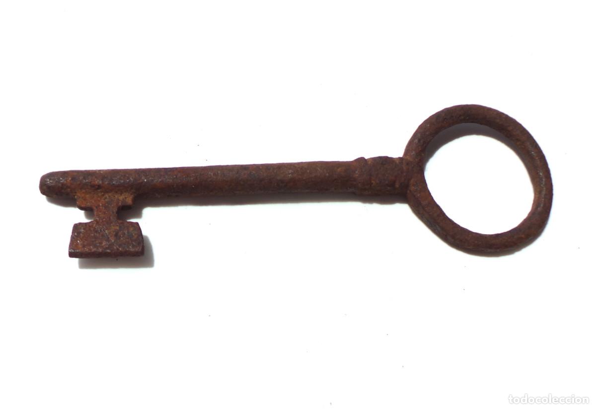 Antig&uuml;edades: LLAVE DE COLECCI&Oacute;N.- 13,9 CM DE LARGO. - Foto 4