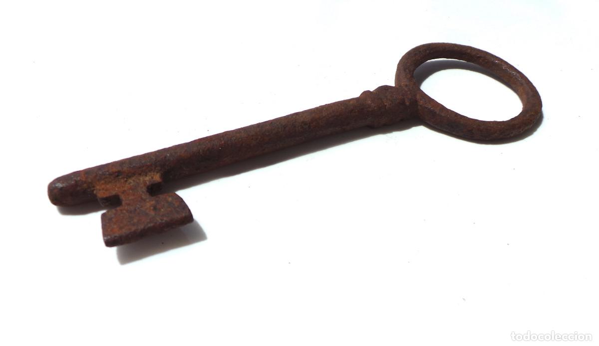 Antig&uuml;edades: LLAVE DE COLECCI&Oacute;N.- 13,9 CM DE LARGO. - Foto 5