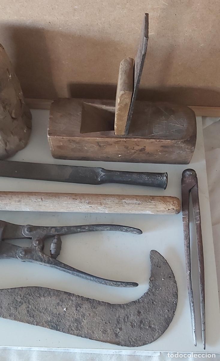 Antig&uuml;edades: Lote de herramientas antiguas de carpintero - Foto 3