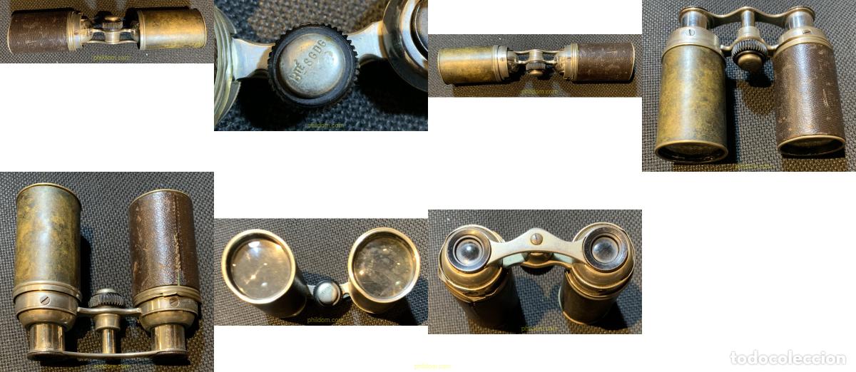 Antig&uuml;edades: PRISMATICOS PLEGABLES MUY RAROS ASI. Bt&eacute; SGDG Collapsible Galilean Binoculars