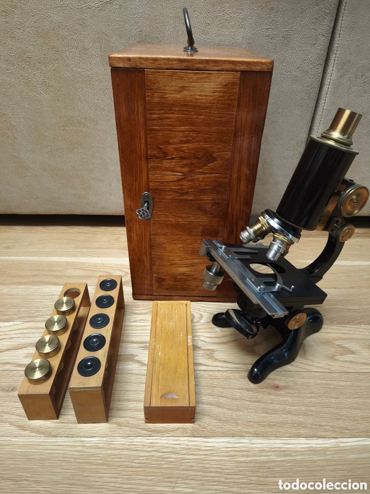 Antig&uuml;edades: MICROSCOPIO OTTO SEIBERT WETZLAR CA.1915-1925