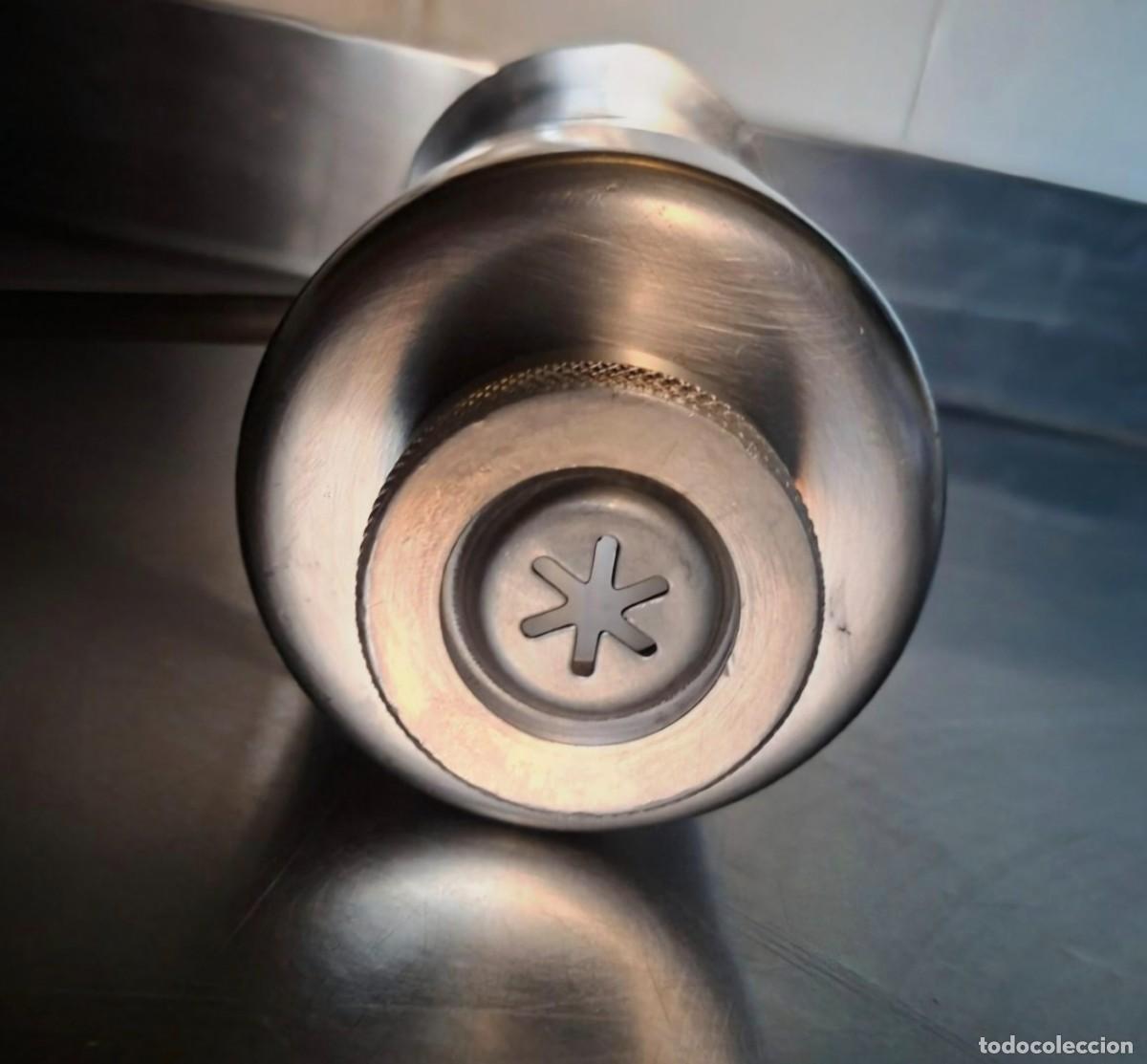 Antig&uuml;edades: Churrera Profesional Industrial INOX - Conjunto Completo con Soporte Mural - Estado Impecable