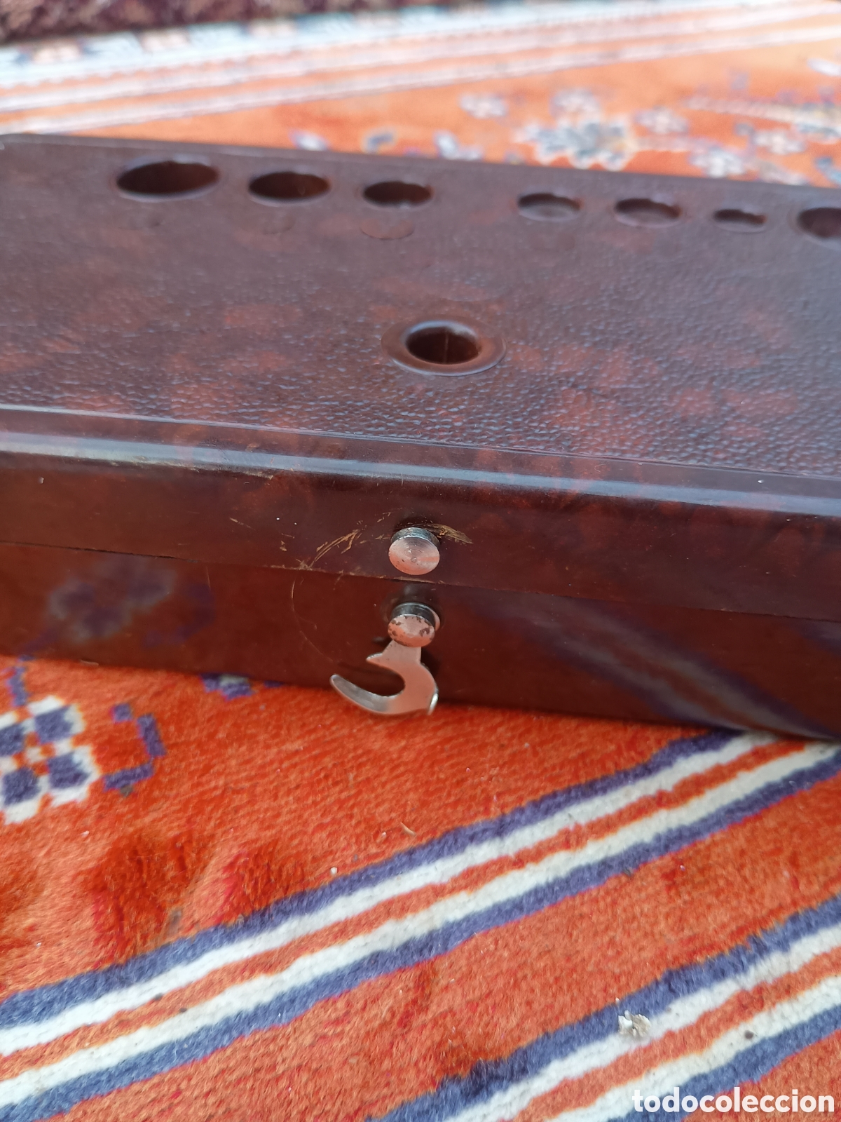 Antig&uuml;edades: Balanza caja baquelita - Foto 3