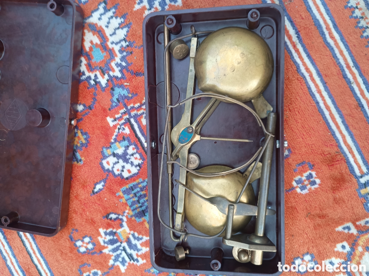 Antig&uuml;edades: Balanza caja baquelita - Foto 5