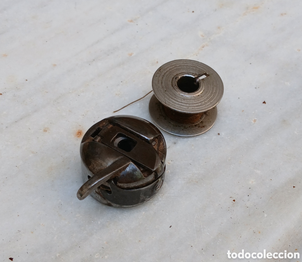 Antig&uuml;edades: Canillero y bobina ALFA - Foto 2
