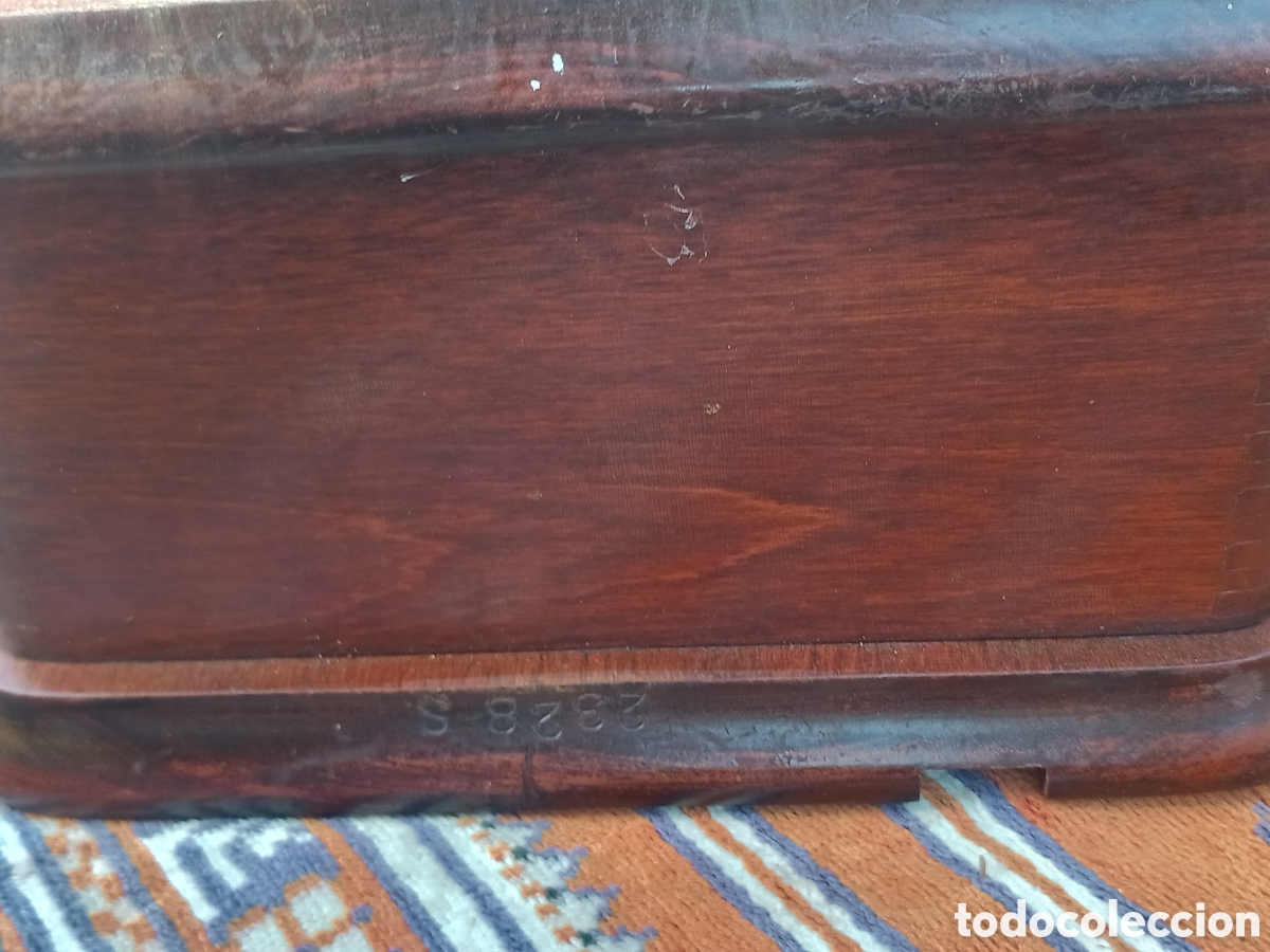 Antig&uuml;edades: Timbre campana alarma madera - Foto 11