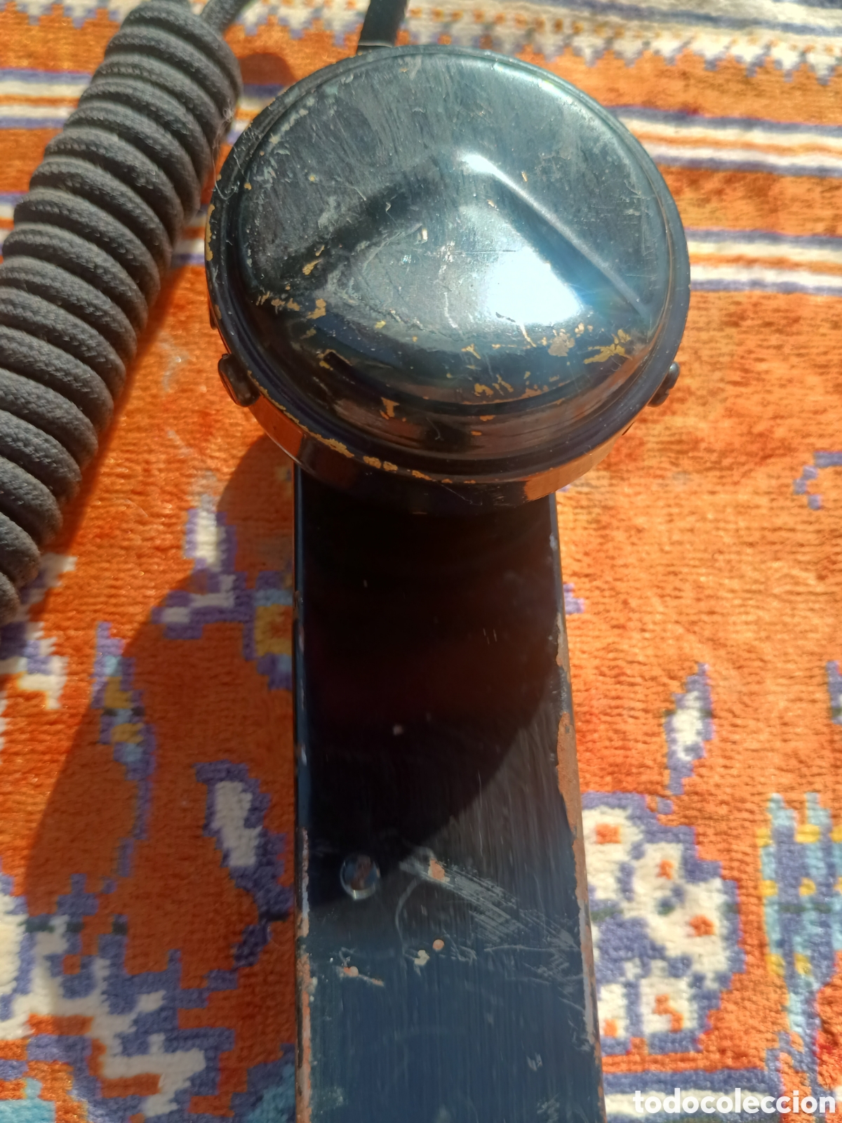 Tel&eacute;fonos: Tel&eacute;fono met&aacute;lico negro - Foto 8