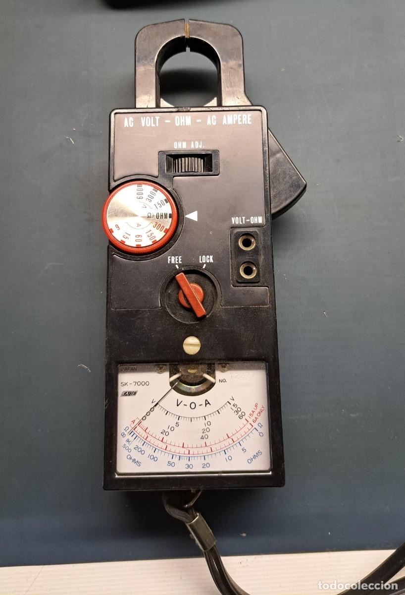 Antig&uuml;edades: Pinza amperim&eacute;trica anal&oacute;gica Kyoritsu SK-7000 Jap&oacute;n &ndash; Clamp Meter vintage &ndash; Electricidad industrial