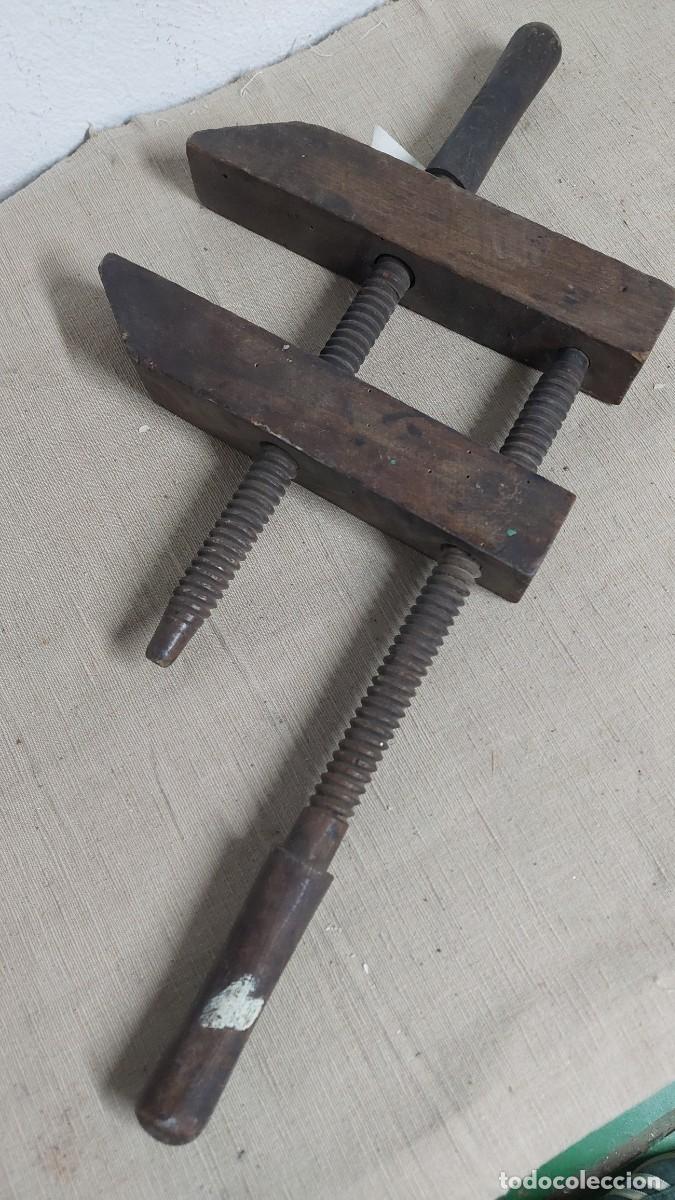 Antig&uuml;edades: Antiguo gato de carpintero de madera