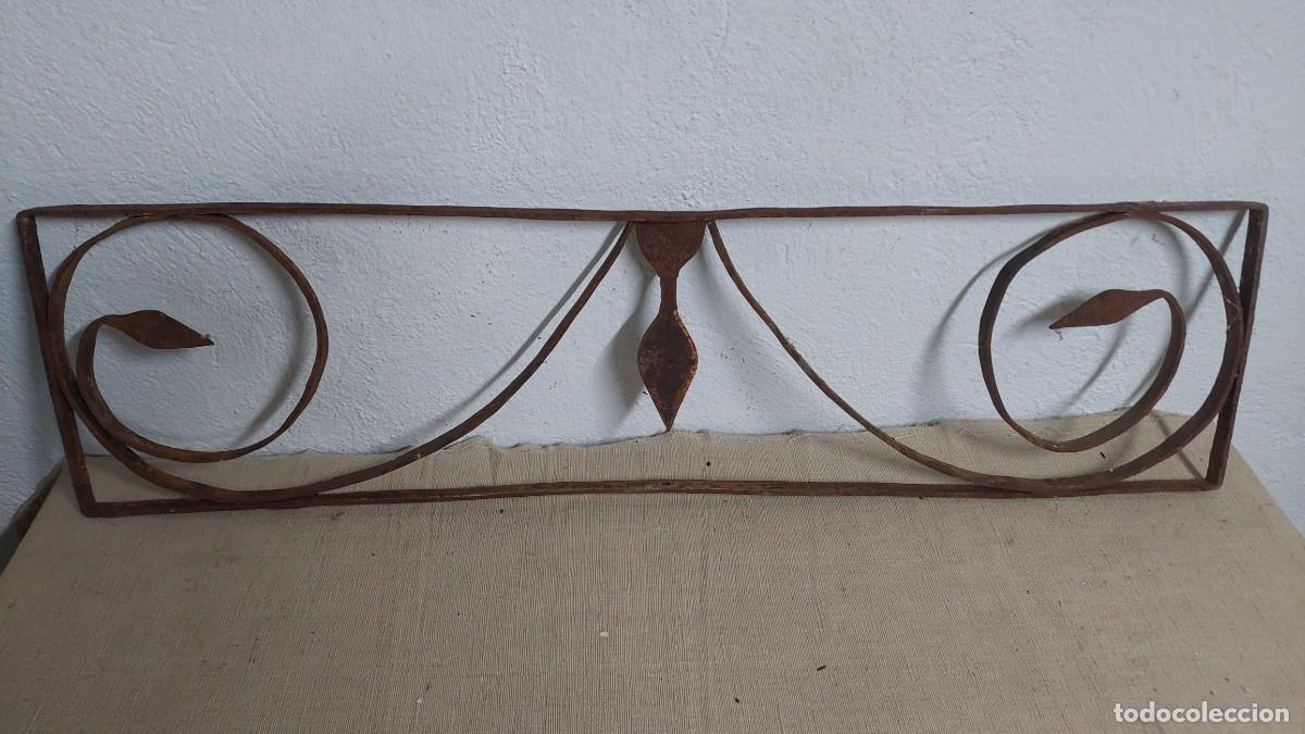 Antig&uuml;edades: Antigua reja decorativa de forja