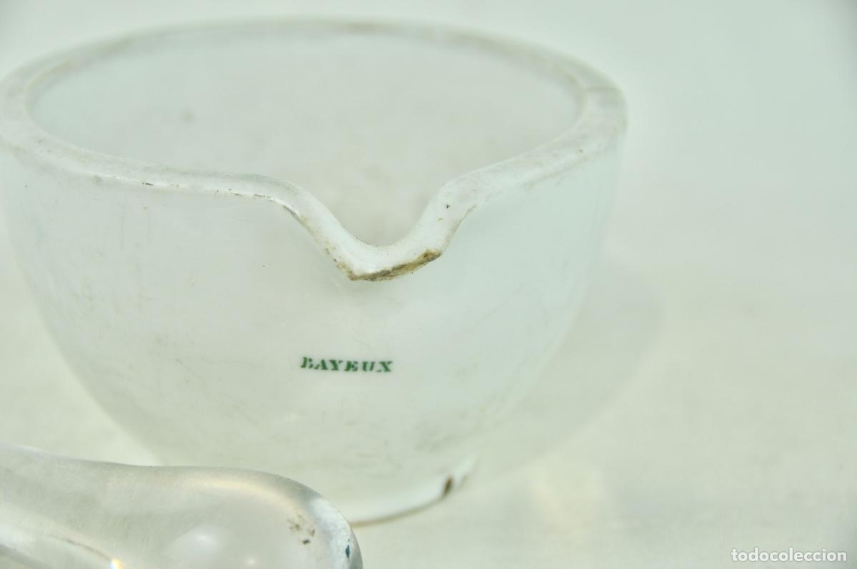 Antig&uuml;edades: Mortero y mazo de cristal - Foto 5