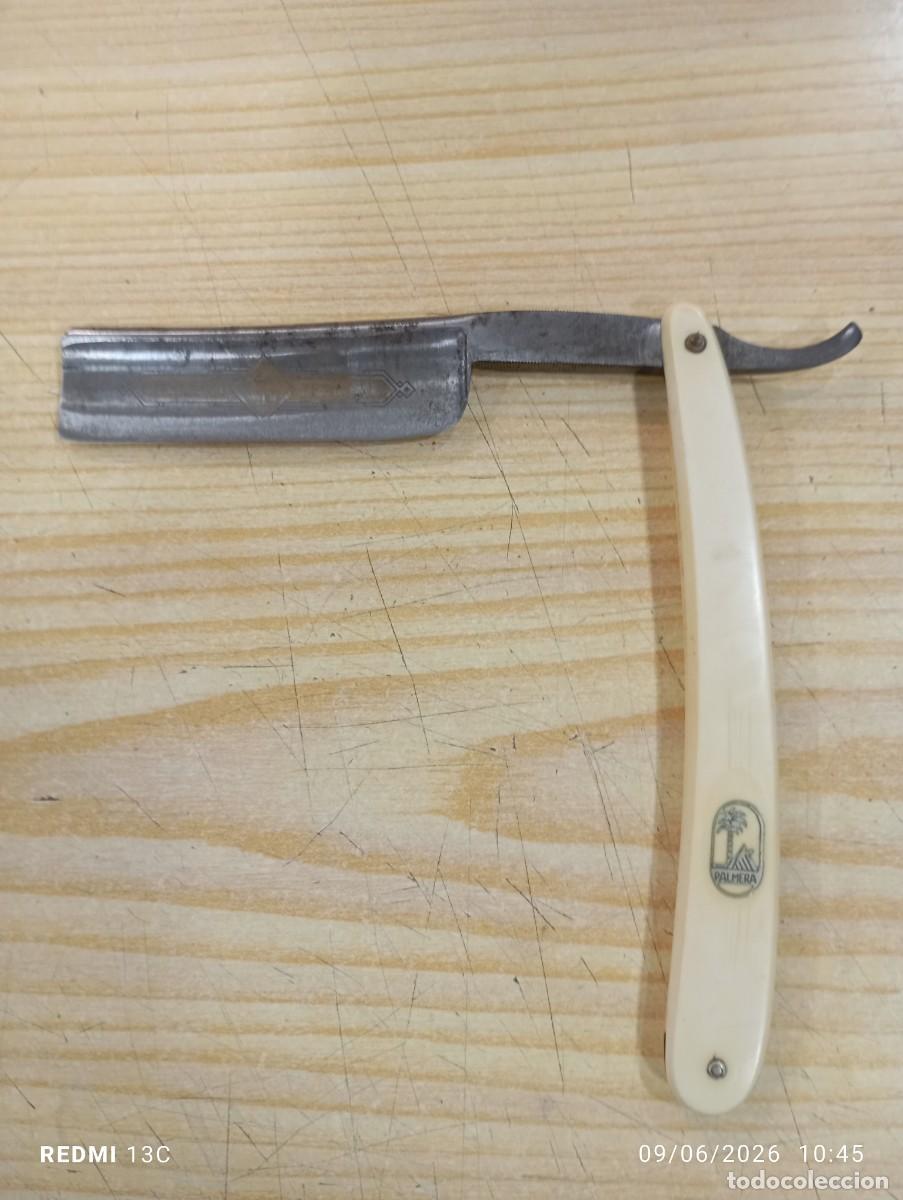 Antig&uuml;edades: Navaja de afeitar - Barbera - Palmera Especial - Ancho de hoja 22 mm
