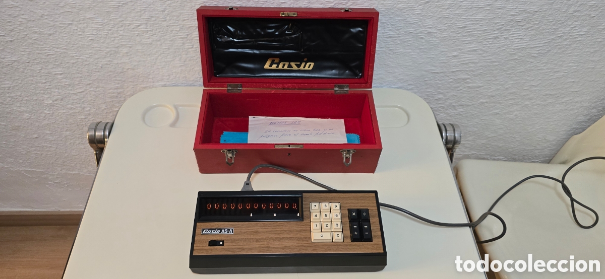 Antig&uuml;edades: UNICA Y MUY ANTIGUA CALCUADORA CASIO MODELO AS-A . FUNCIONANDO CORRECTAMENTE Y EN MUY BUEN ESTADO