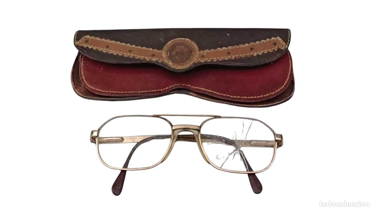 Antiquit&eacute;s: MONTURA DE GAFAS VINTAGE INDO - MODELO DO-4006 - TALLA 52/18/140 - CHAPADO EN ORO GP-201 - 70/80