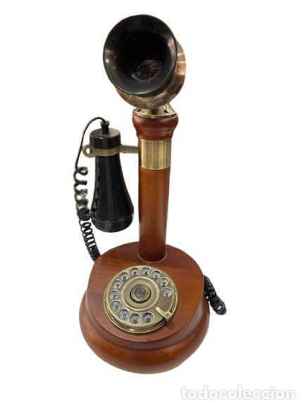 Tel&eacute;fonos: Tel&eacute;fono antiguo de estilo candlestick - Foto 2