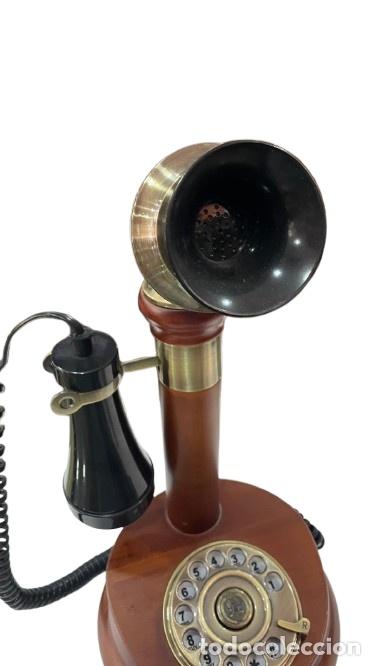 Tel&eacute;fonos: Tel&eacute;fono antiguo de estilo candlestick - Foto 4