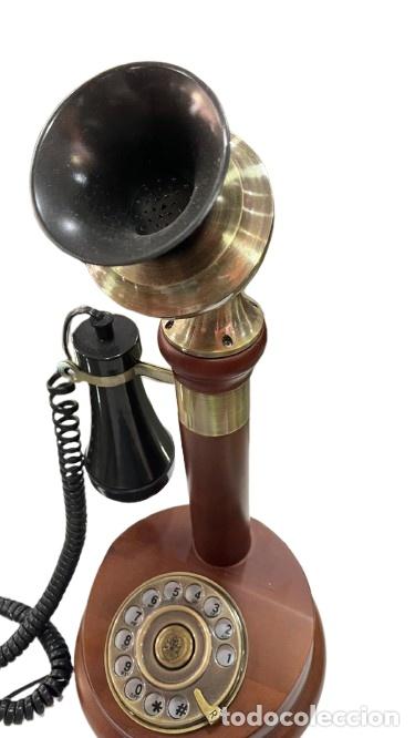Tel&eacute;fonos: Auricular de Tel&eacute;fono Antiguo con Cables - Foto 4