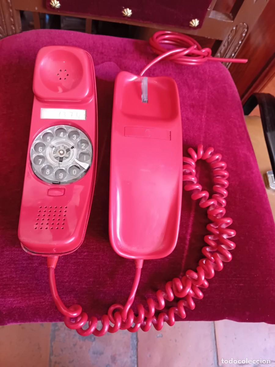 Tel&eacute;fonos: Tel&eacute;fono g&oacute;ndola rojo d&eacute;cada de los 70/80