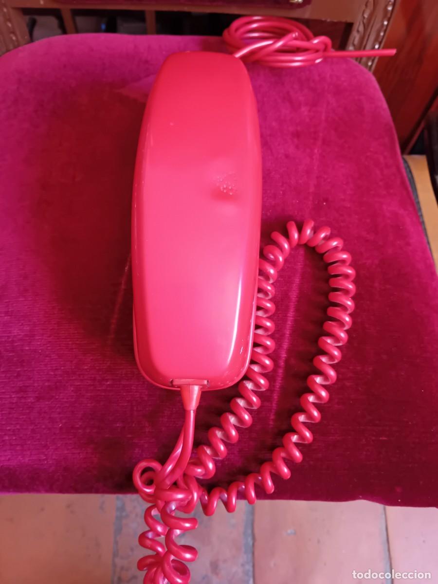 Tel&eacute;fonos: Tel&eacute;fono g&oacute;ndola rojo d&eacute;cada de los 70/80 - Foto 3