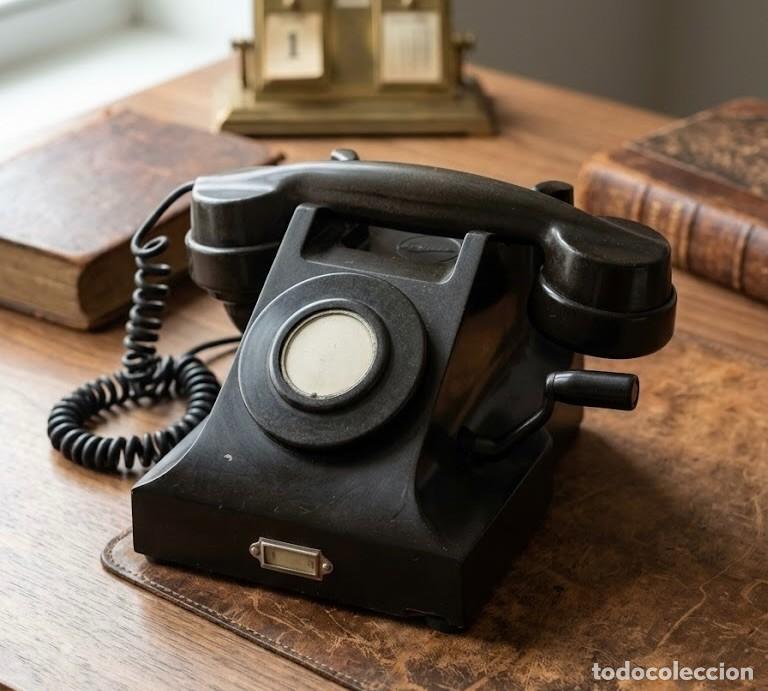 Tel&eacute;fonos: Ericsson Stockholm &middot; Tel&eacute;fono de manivela &middot; A&ntilde;os 30 &middot; Original
