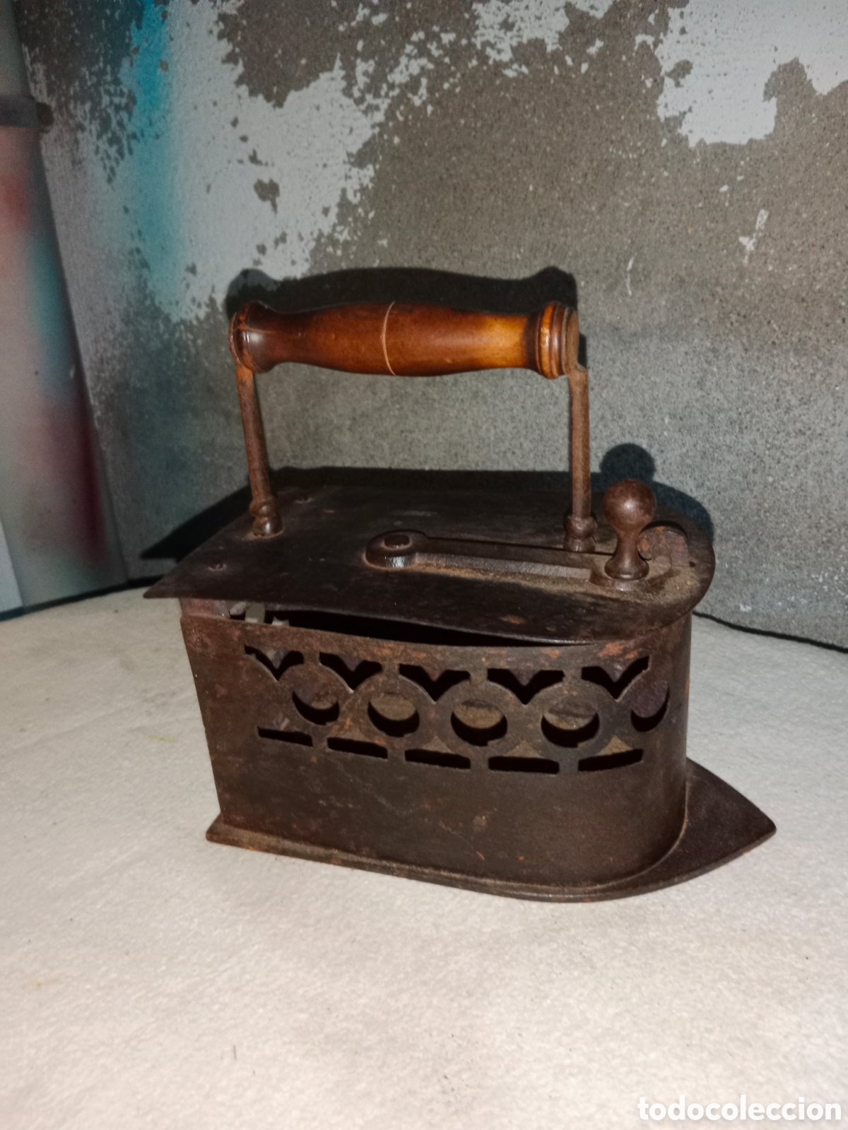 Antig&uuml;edades: Antigua Plancha francesa Bretona.. - Foto 2