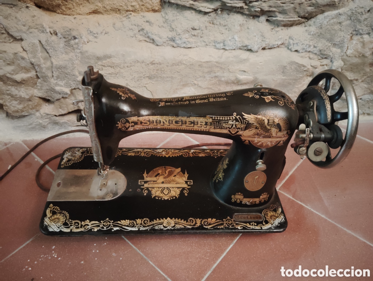 Antig&uuml;edades: M&aacute;quina de coser Singer | a&ntilde;o 1927