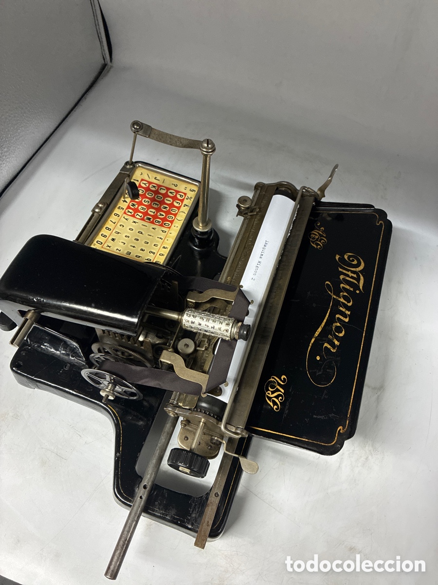 Antig&uuml;edades: M&aacute;quina de Escribir MIGNON n&uacute;mero 2. - Foto 7