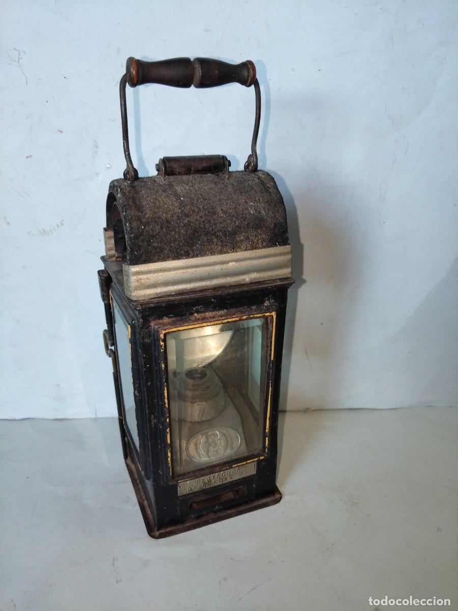 Antig&uuml;edades: Antiguo farol de ferrocarril alem&aacute;n PpS XX