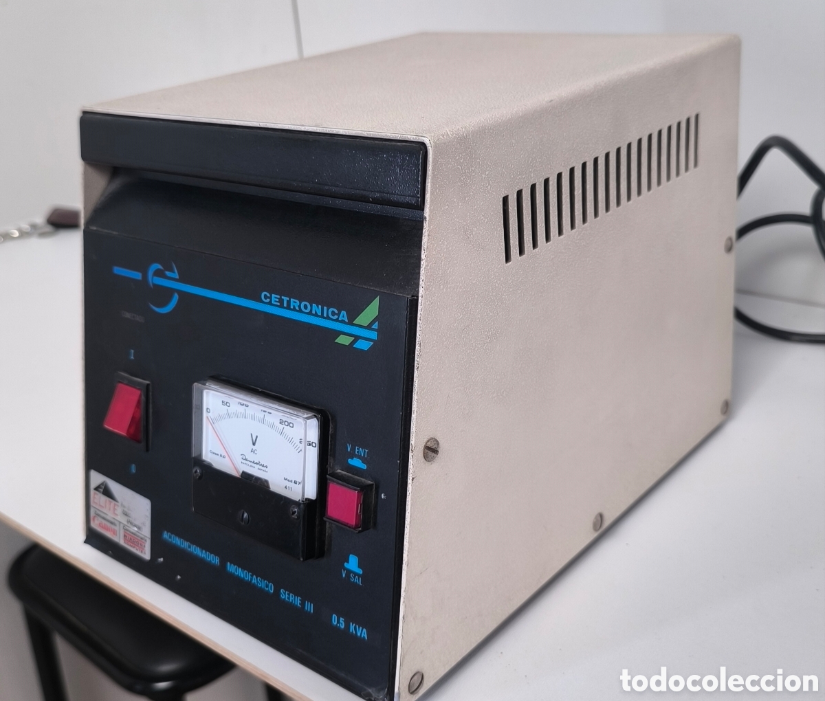 Antig&uuml;edades: CETRONICA Acondicionador Monof&aacute;sico Serie III