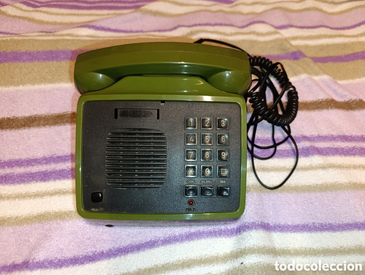 Tel&eacute;fonos: Tel&eacute;fono Vintage fijo manos libres Amper