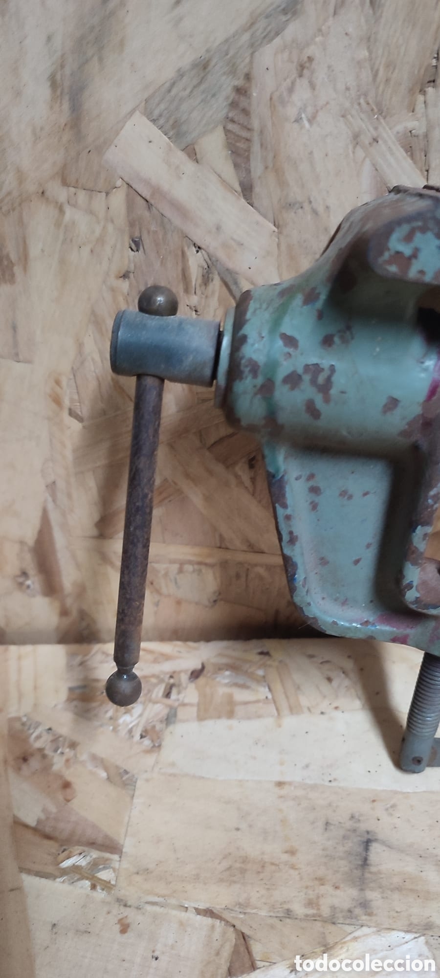 Antig&uuml;edades: Tornillo de banco Acesa 60 Nodular. - Foto 2