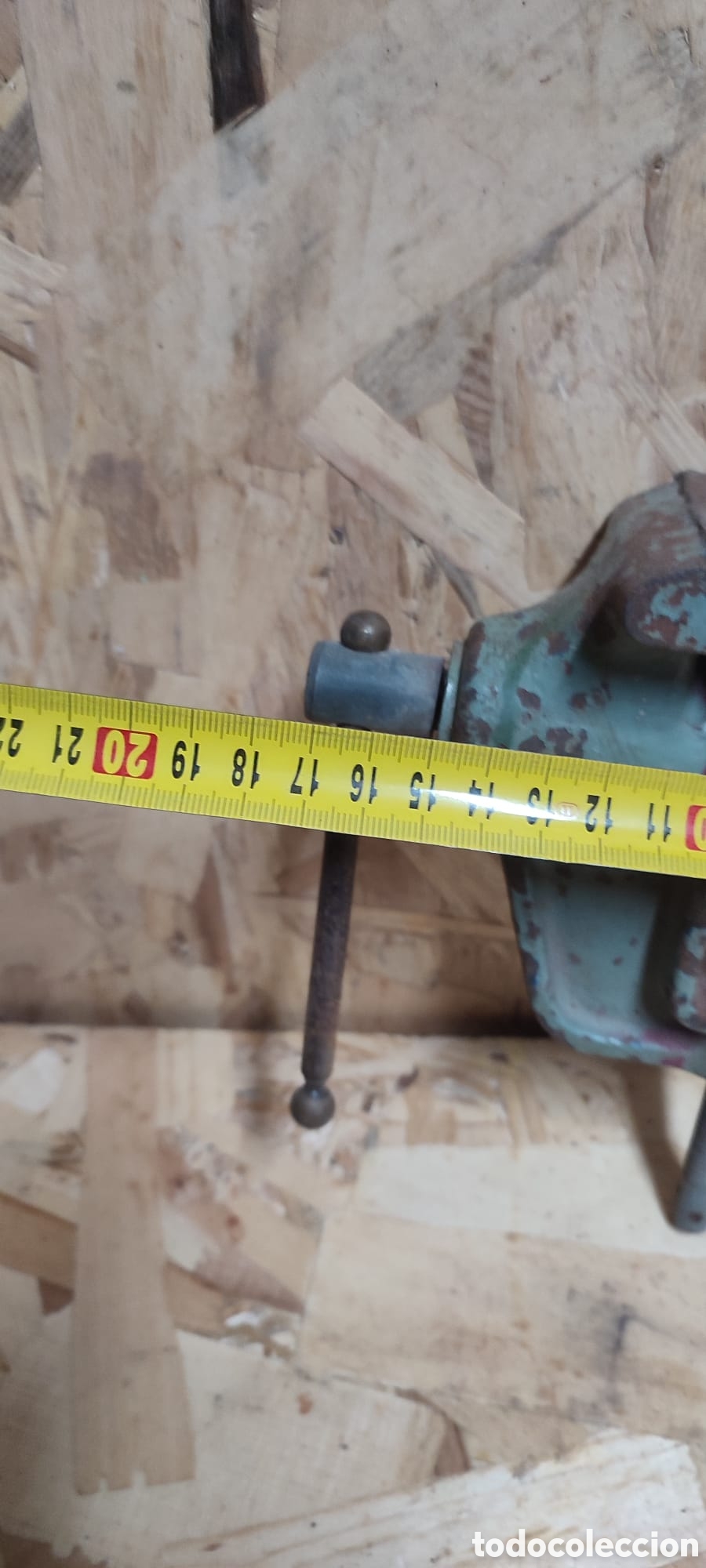 Antig&uuml;edades: Tornillo de banco Acesa 60 Nodular. - Foto 6
