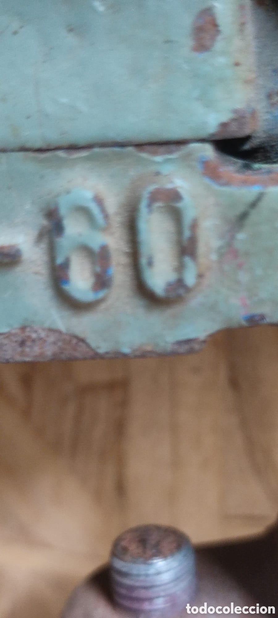 Antig&uuml;edades: Tornillo de banco Acesa 60 Nodular. - Foto 9