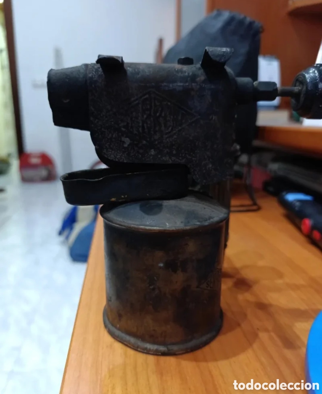 Antig&uuml;edades: Soplete antiguo marca Serrot