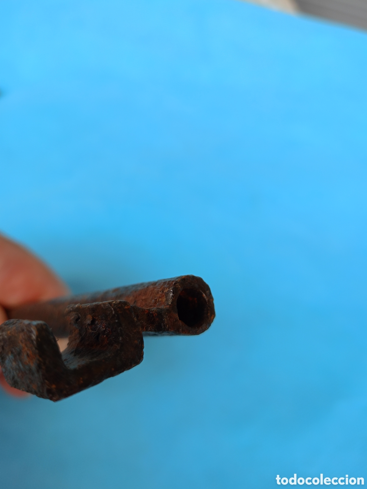 Antig&uuml;edades: ANTIGUA LLAVE HUECA 14,5 CM. - Foto 3