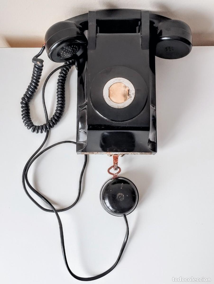 Tel&eacute;fonos: Tel&eacute;fono de pared franc&eacute;s. A&ntilde;os 60