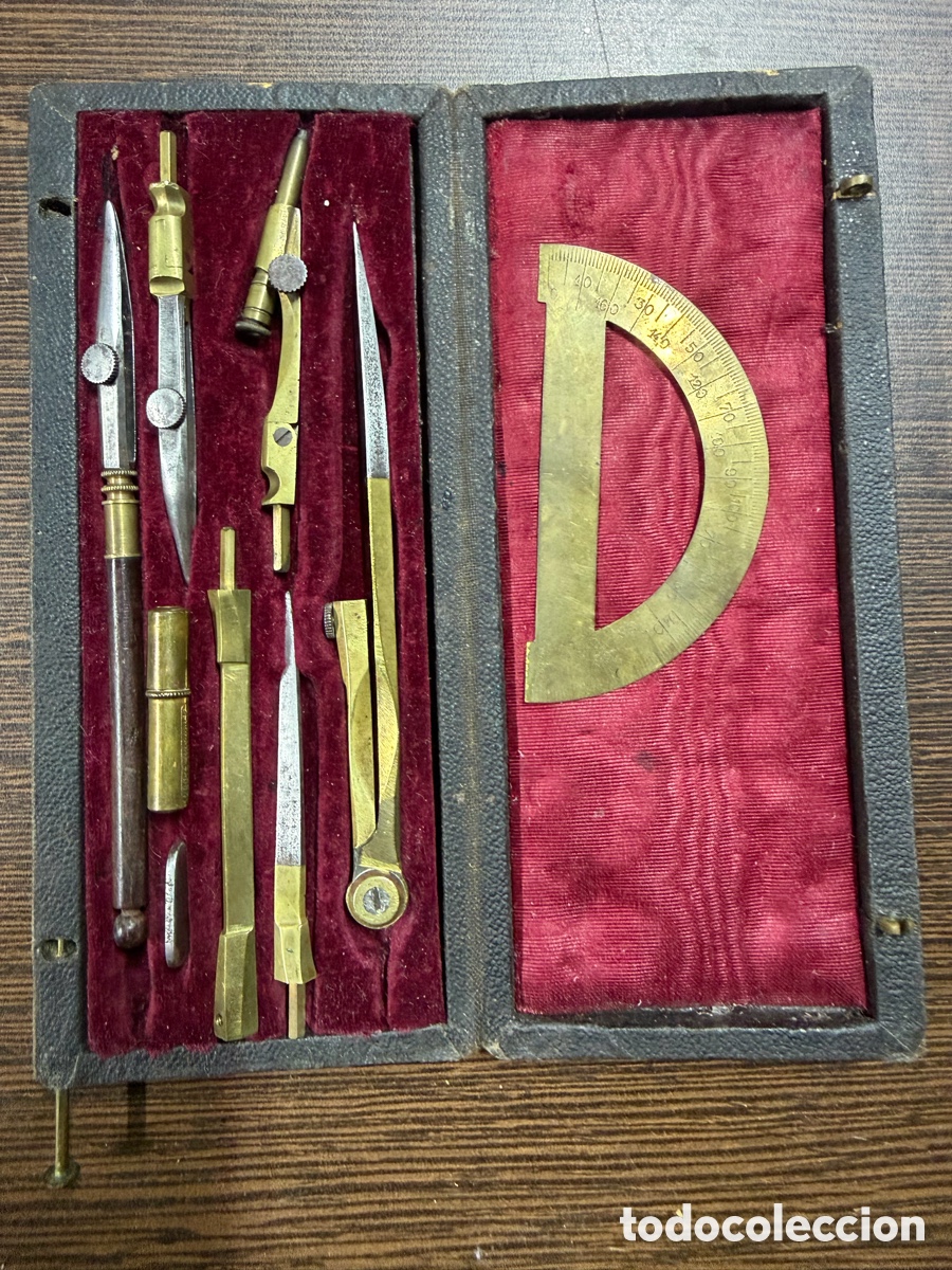 Antig&uuml;edades: Estuche Dibujo T&eacute;cnico Antiguo Johann Faber